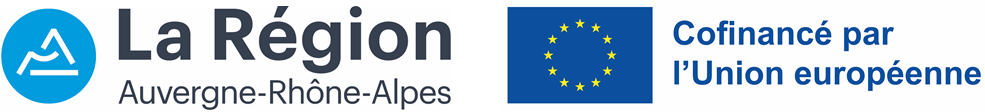 logo région Auvergne-Rhône-Alpes et Union Européenne