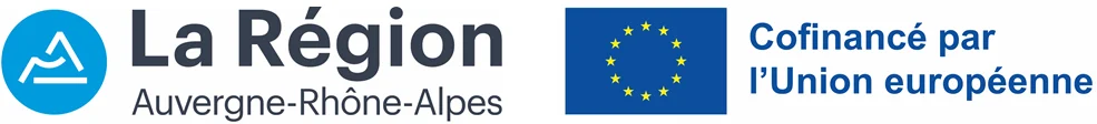 logo région Auvergne-Rhône-Alpes et Union Européenne